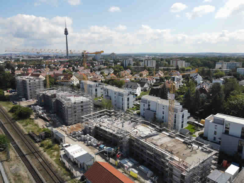 Errichtung einer Wohnanlage mit 116 WE in Nürnberg